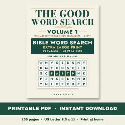 The Good Word Search, Volume 1: Across the Bible, PDF
