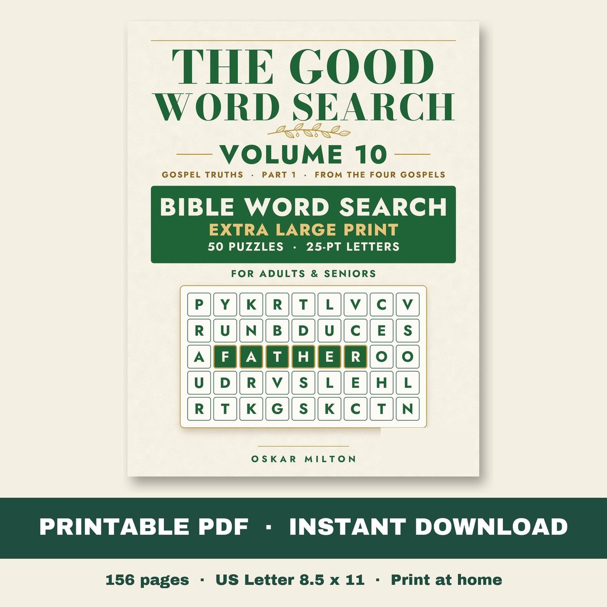 The Good Word Search, Volume 10: Gospel Truths, Part 1, PDF, cover