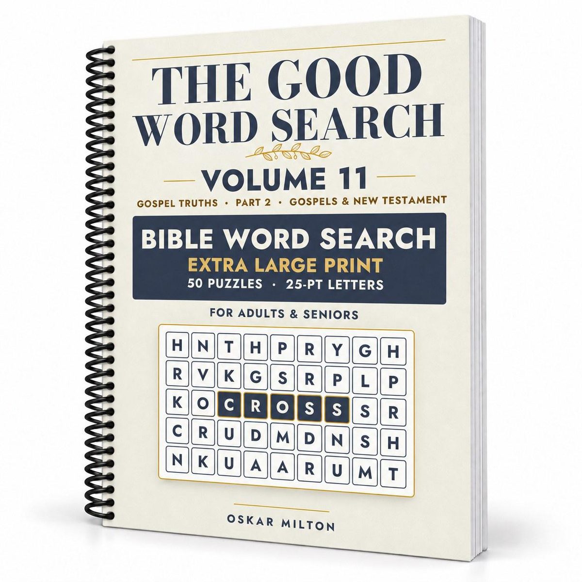 The Good Word Search, Volume 11: Gospel Truths, Part 2, spiral-bound, cover