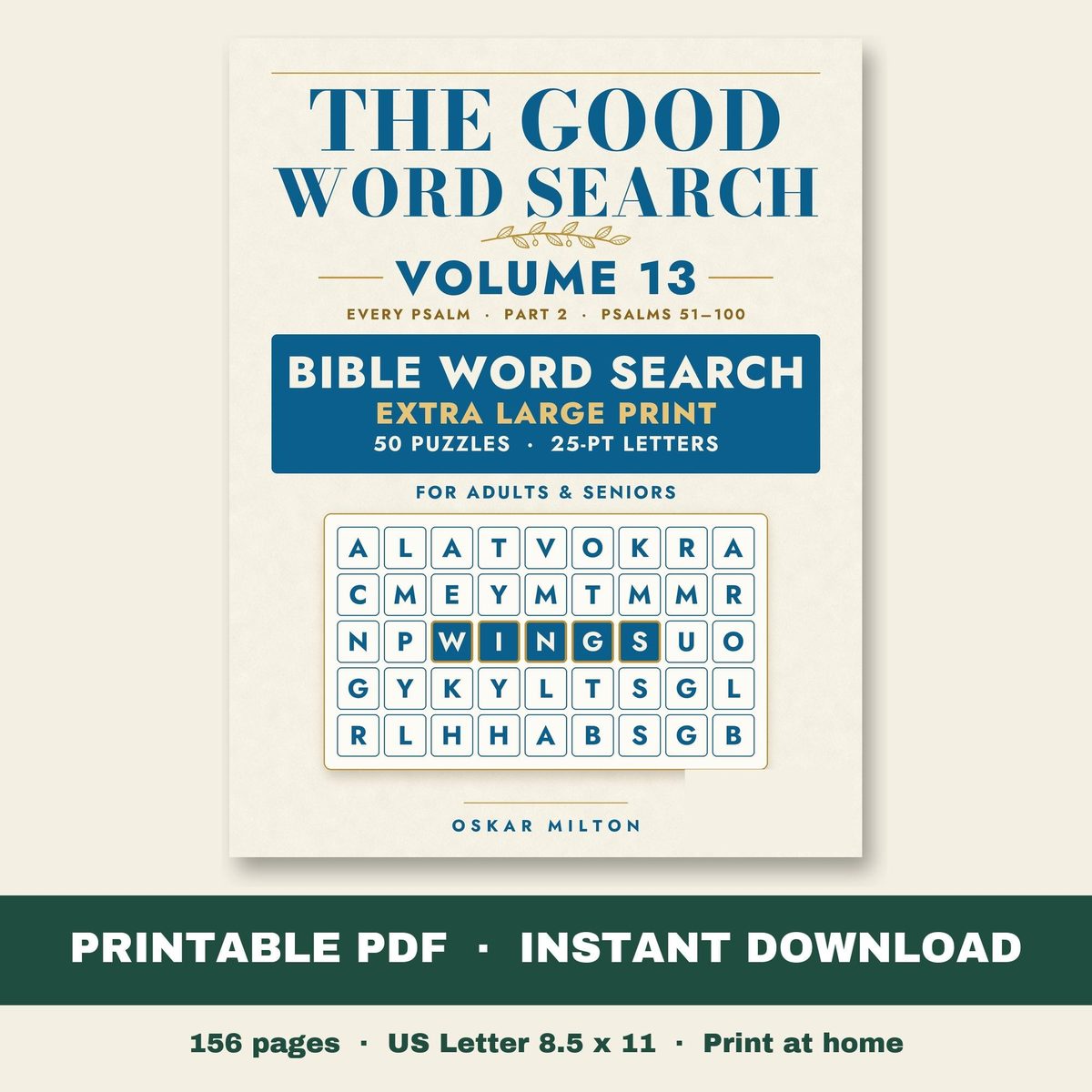 The Good Word Search, Volume 13: Every Psalm, Part 2, PDF, cover