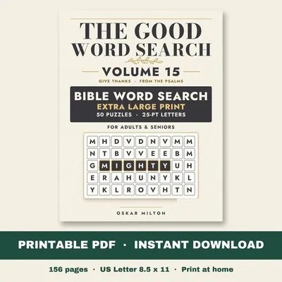 The Good Word Search, Volume 15: Give Thanks, PDF