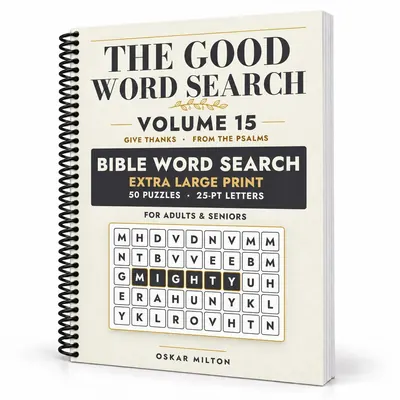 The Good Word Search, Volume 15: Give Thanks, spiral-bound