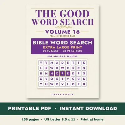 The Good Word Search, Volume 16: Psalms for Hard Days, PDF