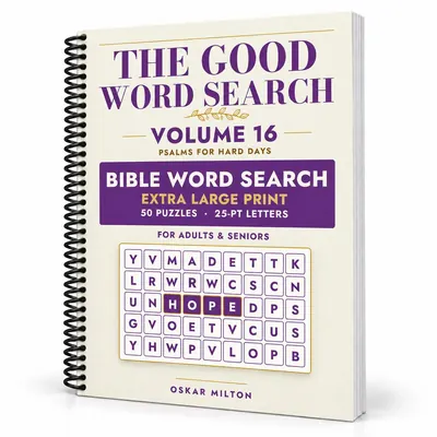 The Good Word Search, Volume 16: Psalms for Hard Days, spiral-bound