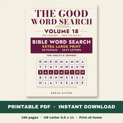 The Good Word Search, Volume 18: Holy Seasons, PDF