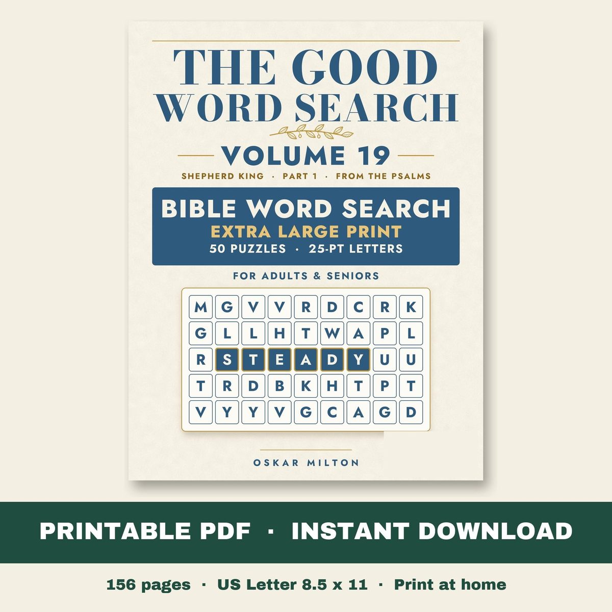 The Good Word Search, Volume 19: Shepherd King, Part 1, PDF, cover