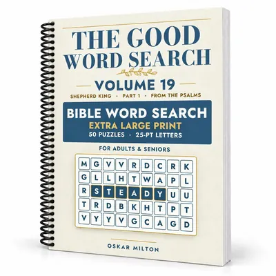 The Good Word Search, Volume 19: Shepherd King, Part 1, spiral-bound
