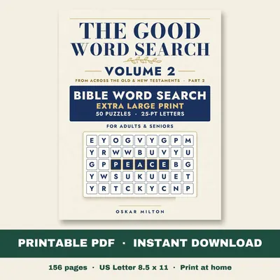 The Good Word Search, Volume 2: Across the Bible, PDF