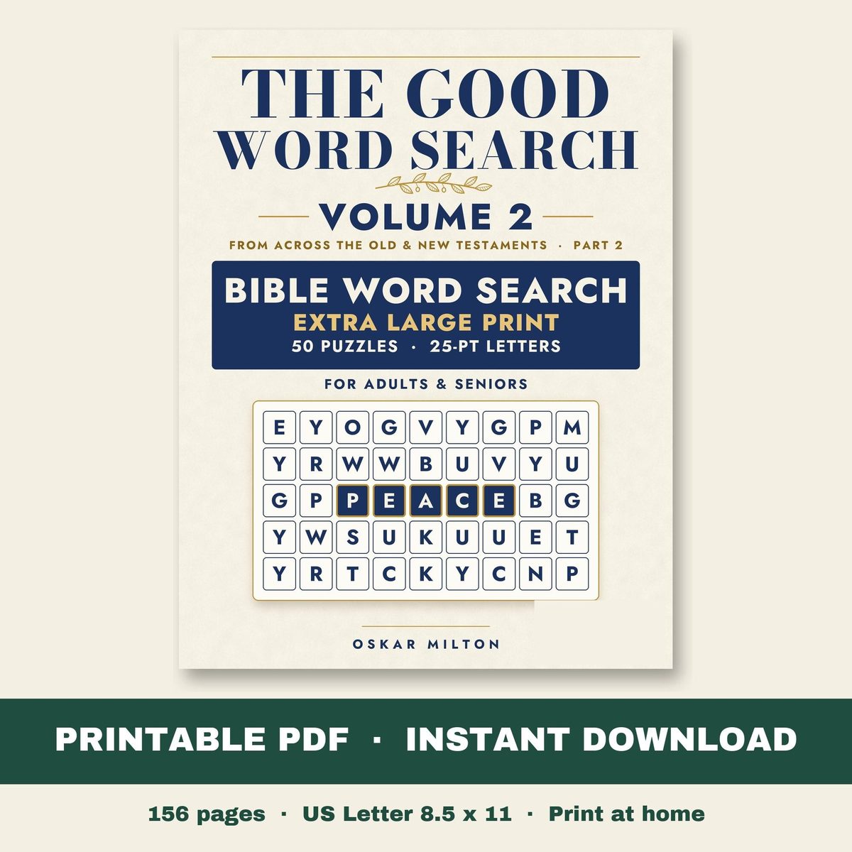 The Good Word Search, Volume 2: Across the Bible, PDF, cover