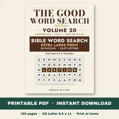 The Good Word Search, Volume 20: Shepherd King, Part 2, PDF