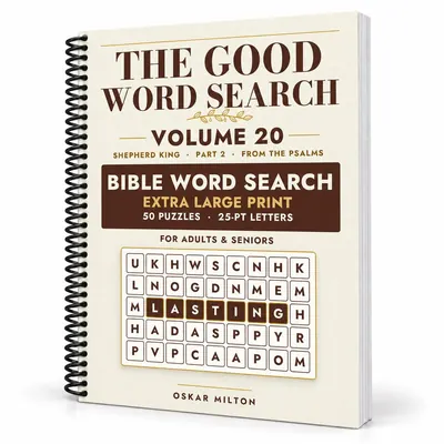 The Good Word Search, Volume 20: Shepherd King, Part 2, spiral-bound