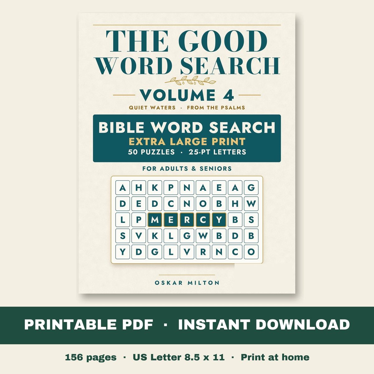 The Good Word Search, Volume 4: Quiet Waters, PDF, cover