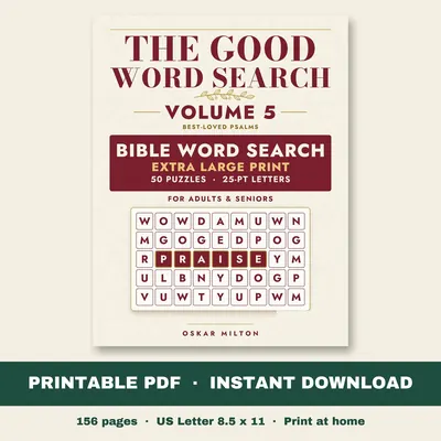 The Good Word Search, Volume 5: Best-Loved Psalms, PDF