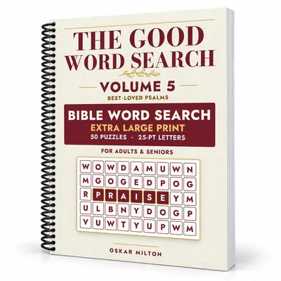 The Good Word Search, Volume 5: Best-Loved Psalms, spiral-bound