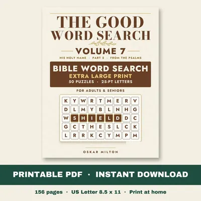 The Good Word Search, Volume 7: His Holy Name, Part 2, PDF