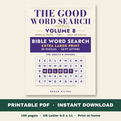 The Good Word Search, Volume 8: Songs of Praise, Part 1, PDF